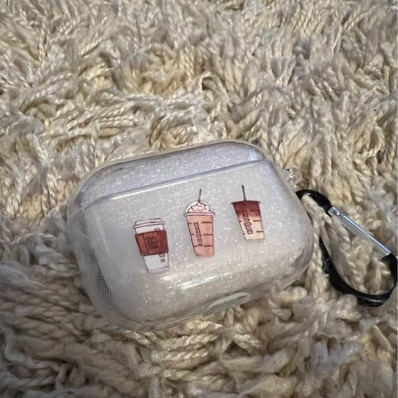 Coffee transparent case for Airpod 1/2 and Pro - Picture 2 of 3